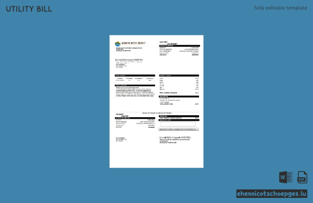 USA, North Carolina, Woodfin Sanitary Water and Sewer District – Beispielrechnung (Vorschau)